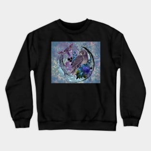 Purple Owl Crewneck Sweatshirt